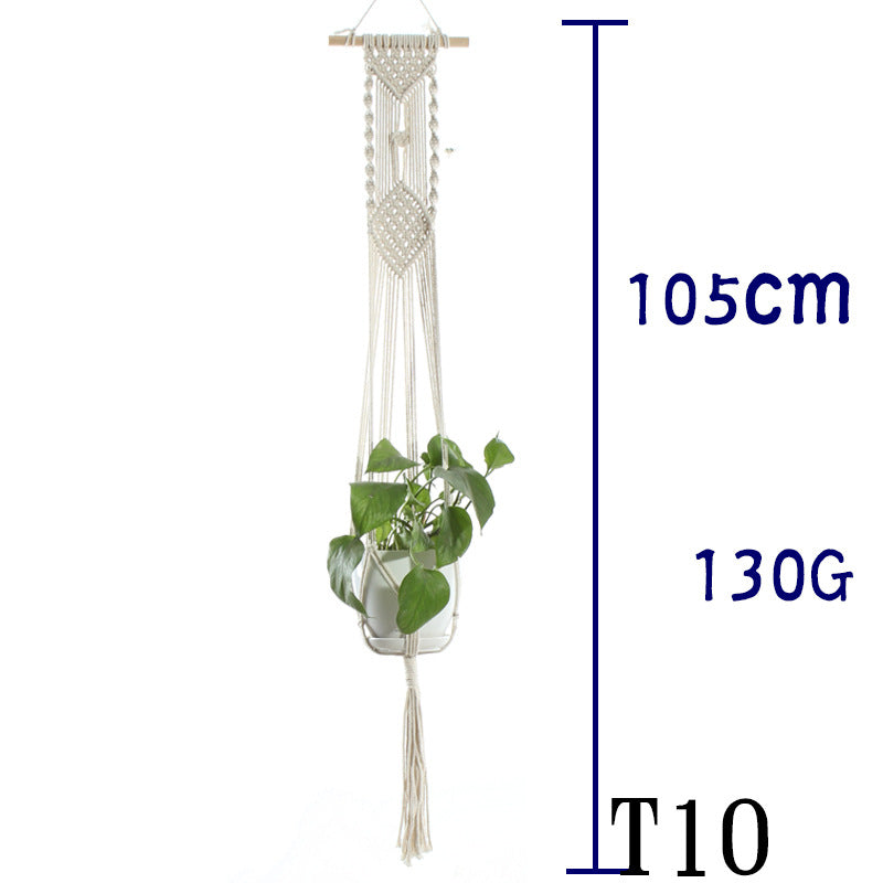 Boho Cotton Rope Plant Hanger