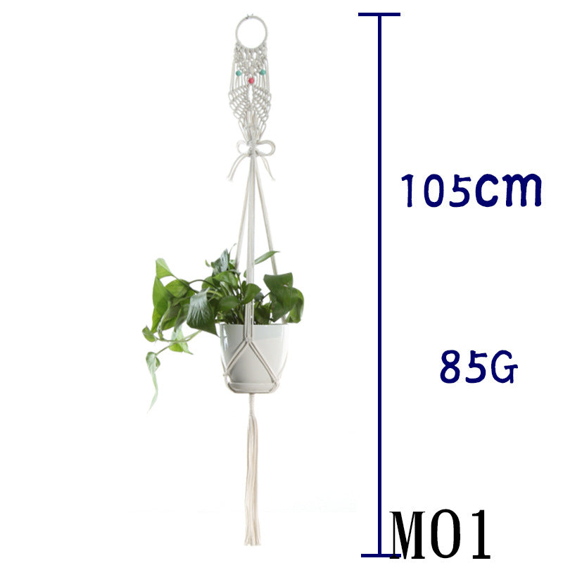 Boho Cotton Rope Plant Hanger