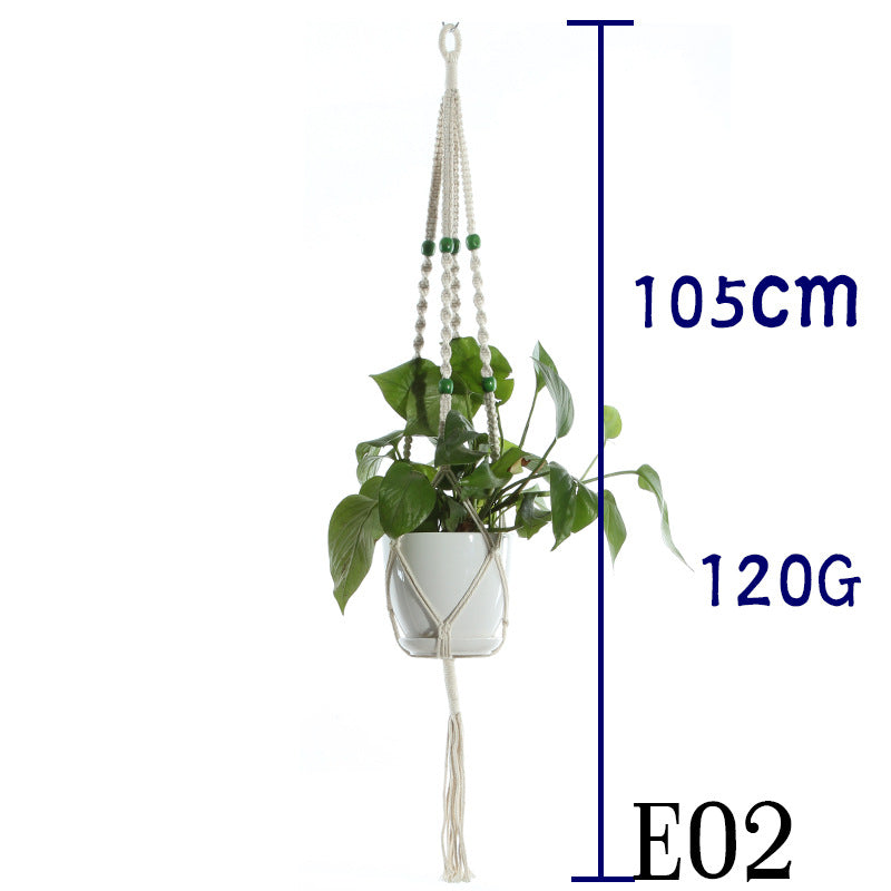 Boho Cotton Rope Plant Hanger