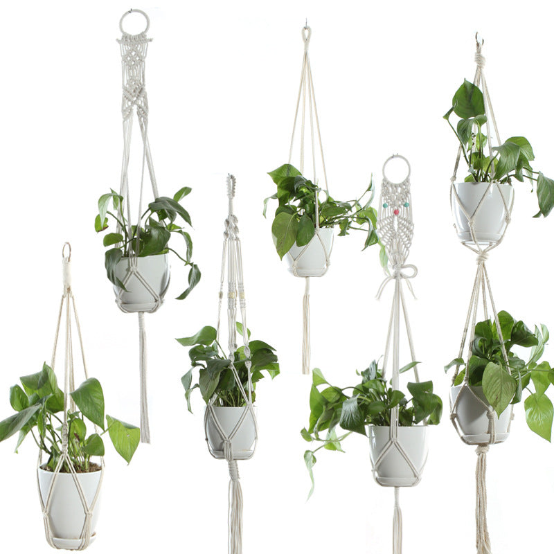 Boho Cotton Rope Plant Hanger