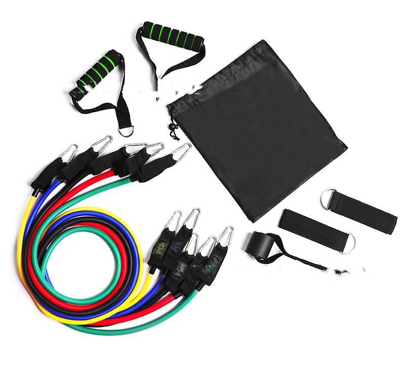 Elastic Resistance Band Set for Home Workouts