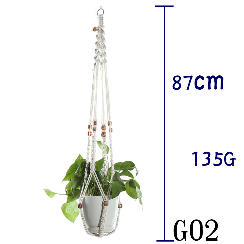 Boho Cotton Rope Plant Hanger