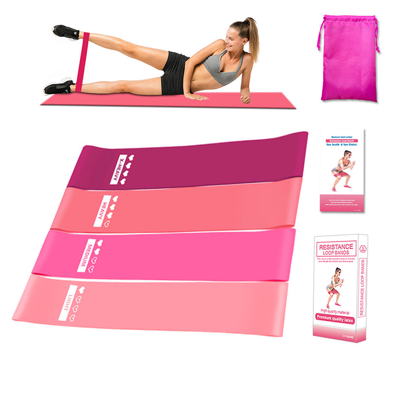 Elastic Resistance Band Set for Home Workouts