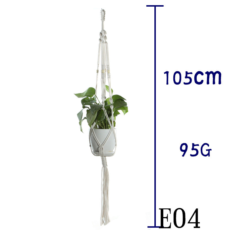 Boho Cotton Rope Plant Hanger