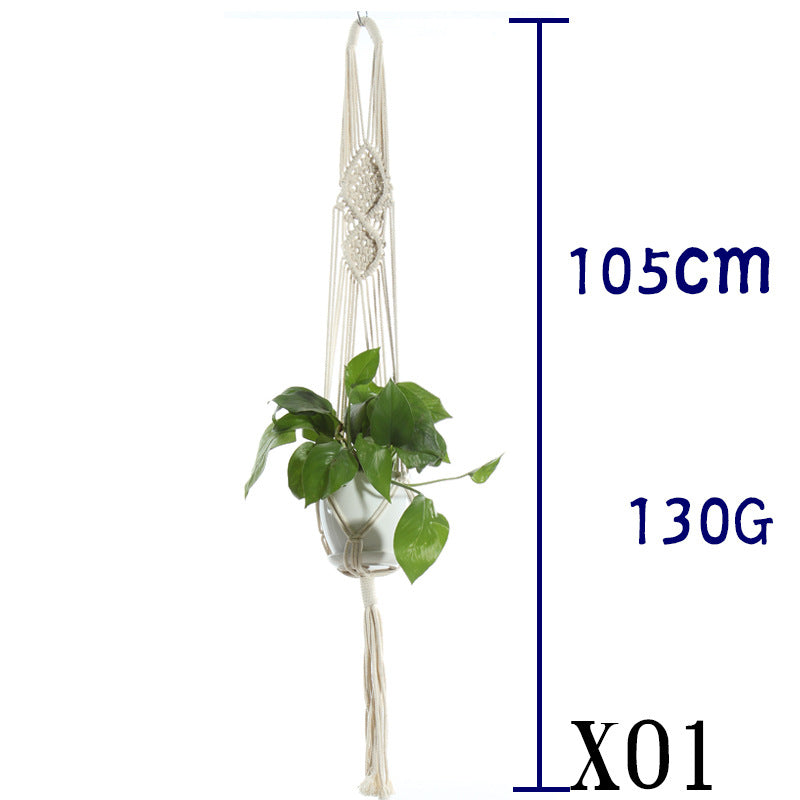 Boho Cotton Rope Plant Hanger