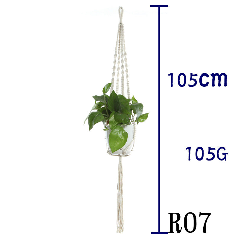 Boho Cotton Rope Plant Hanger