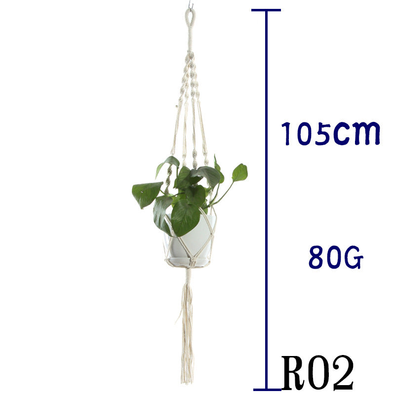Boho Cotton Rope Plant Hanger