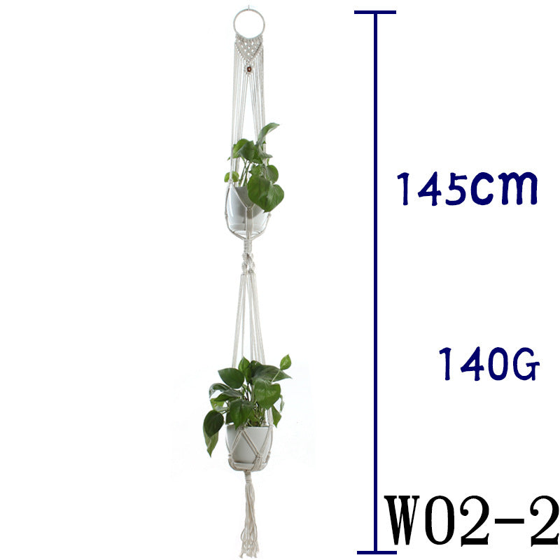 Boho Cotton Rope Plant Hanger