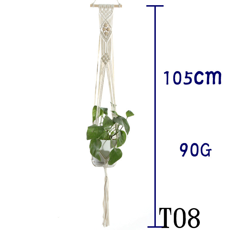 Boho Cotton Rope Plant Hanger