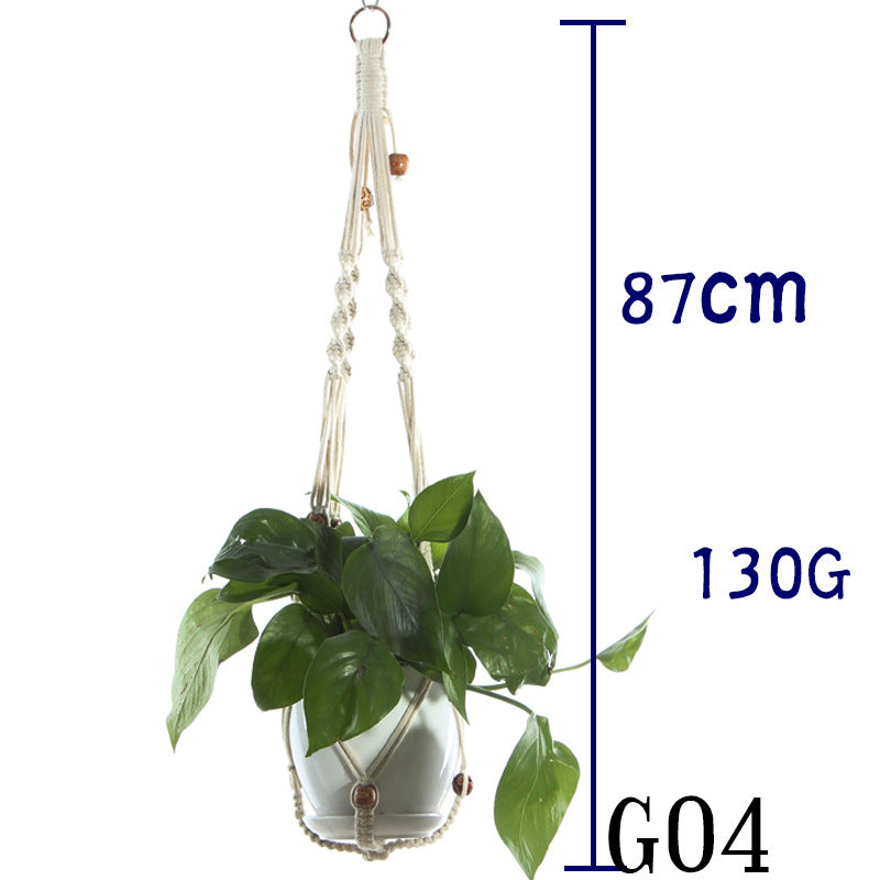 Boho Cotton Rope Plant Hanger