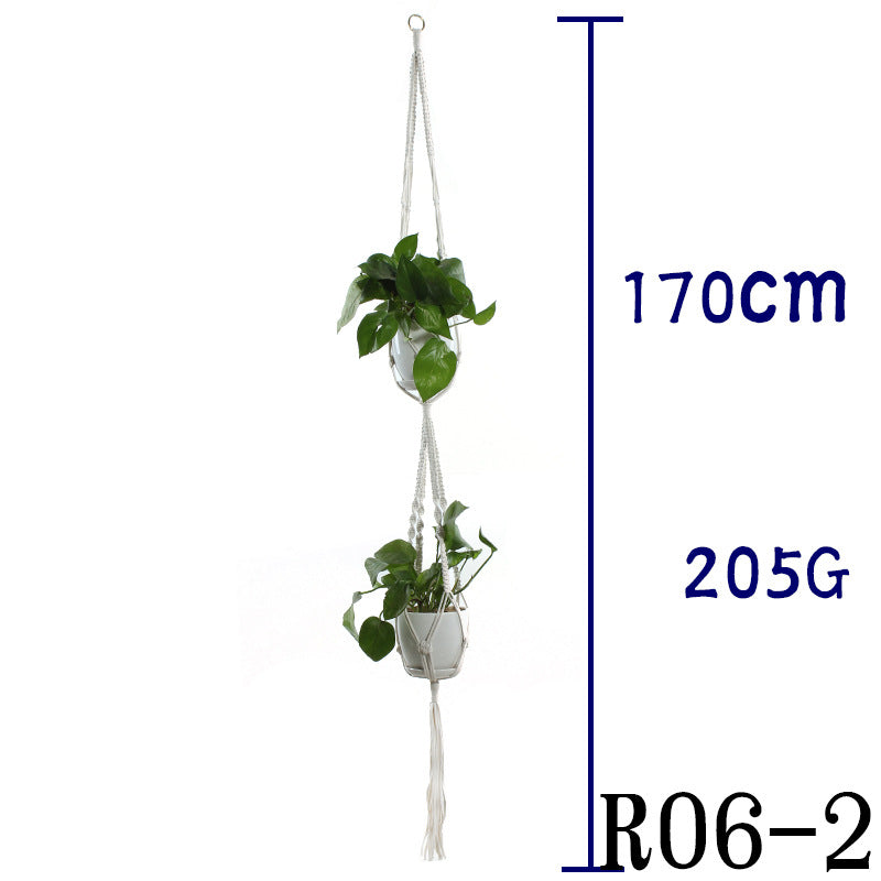 Boho Cotton Rope Plant Hanger