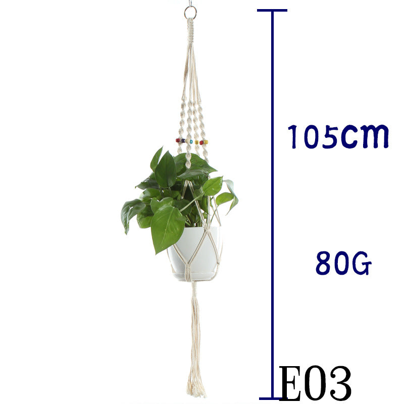 Boho Cotton Rope Plant Hanger
