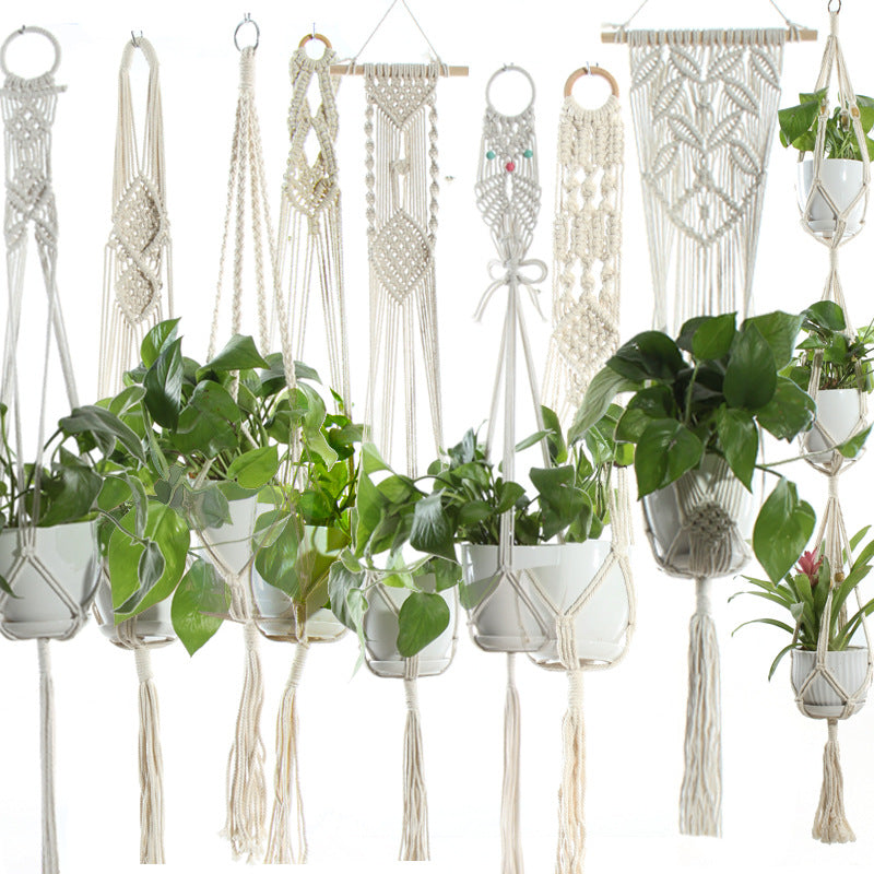 Boho Cotton Rope Plant Hanger