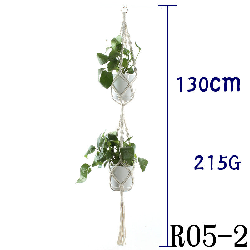 Boho Cotton Rope Plant Hanger
