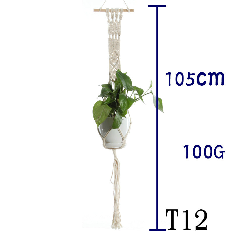 Boho Cotton Rope Plant Hanger