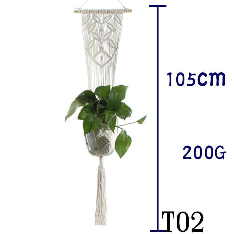 Boho Cotton Rope Plant Hanger