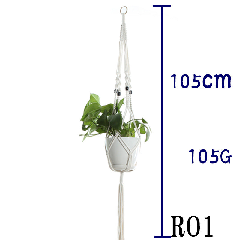 Boho Cotton Rope Plant Hanger
