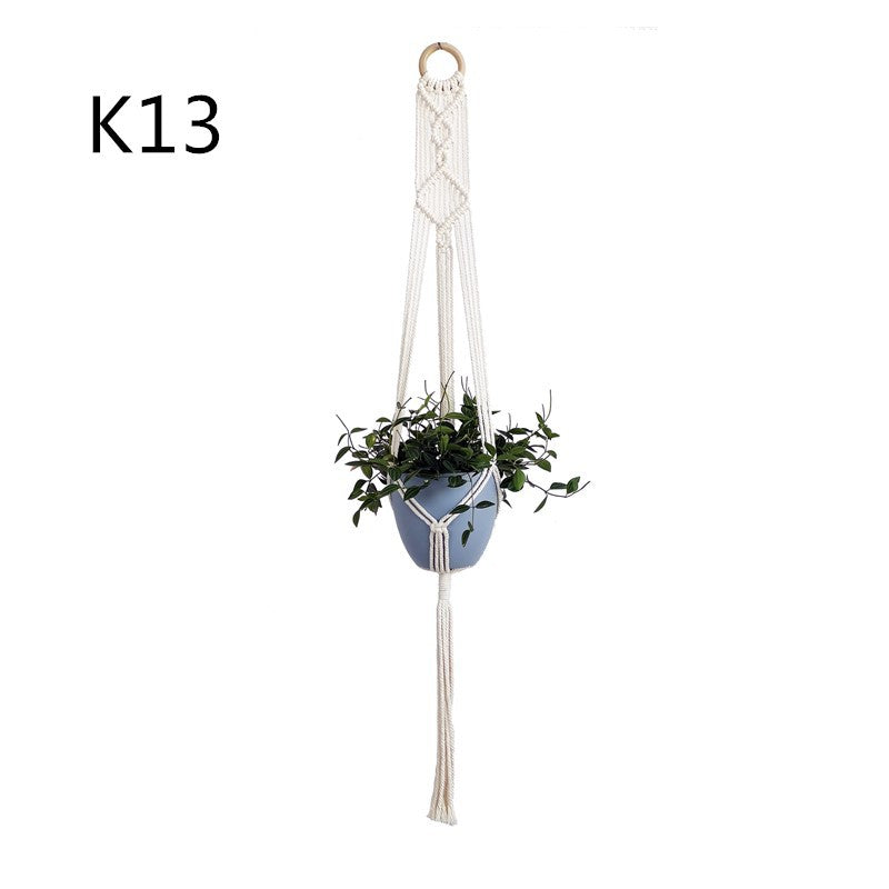 Boho Cotton Rope Plant Hanger