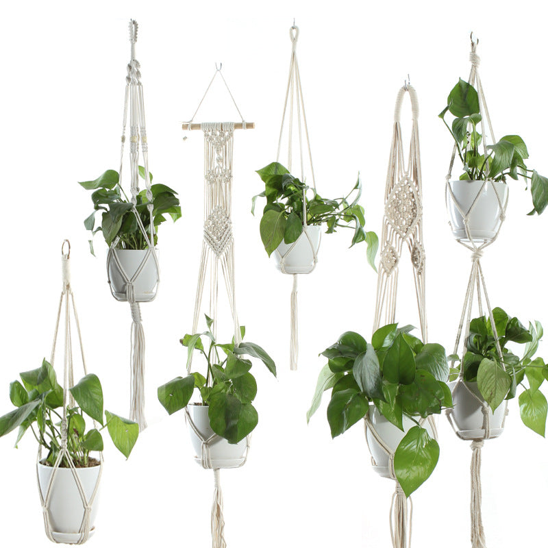 Boho Cotton Rope Plant Hanger
