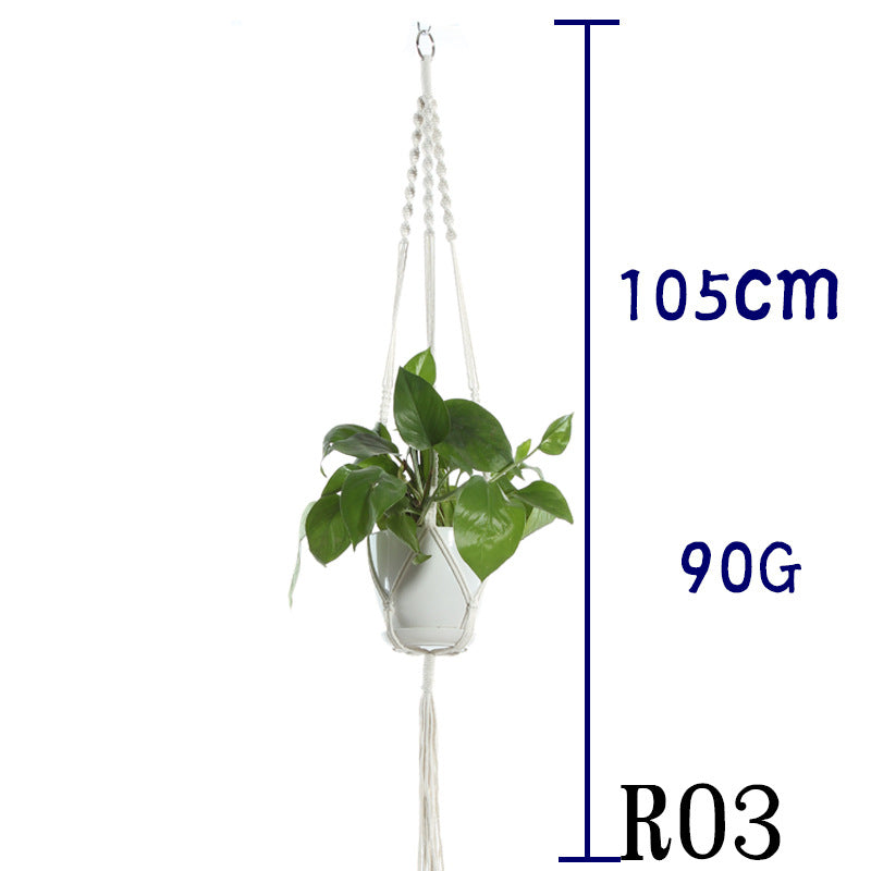 Boho Cotton Rope Plant Hanger