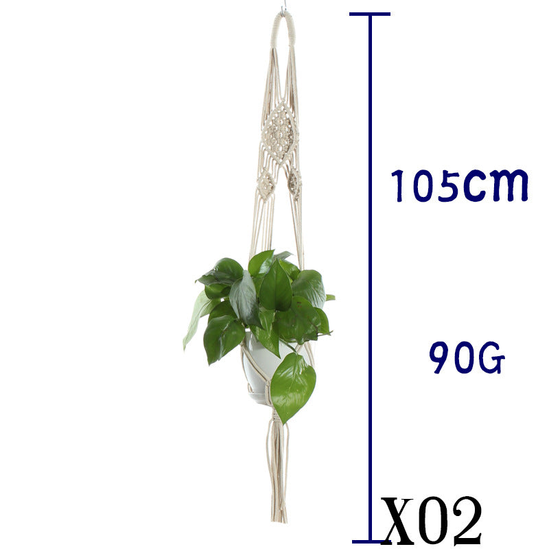 Boho Cotton Rope Plant Hanger