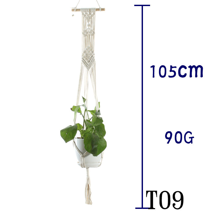 Boho Cotton Rope Plant Hanger