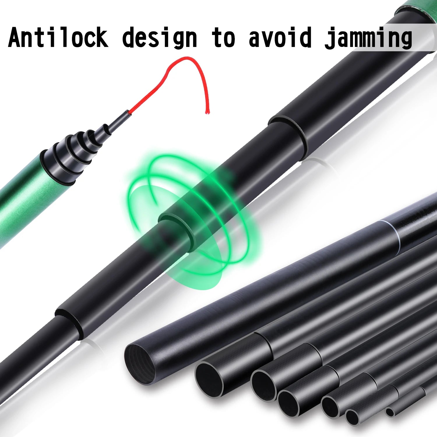 Sougayilang Ultralight Telescopic Carp Fishing Rod | 2.7M–5.4M Portable Carbon Pole | Max Drag 5kg