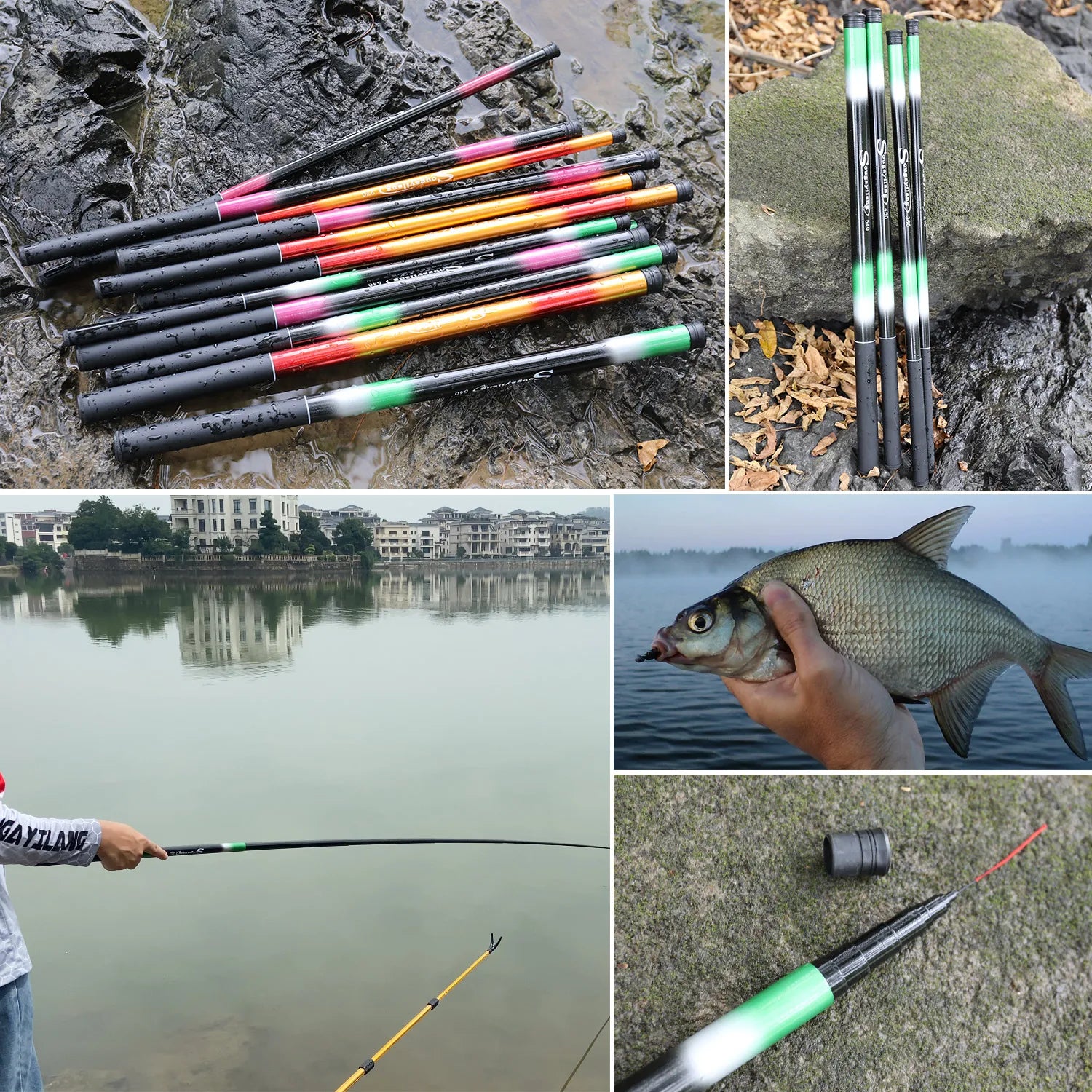 Sougayilang Ultralight Telescopic Carp Fishing Rod | 2.7M–5.4M Portable Carbon Pole | Max Drag 5kg