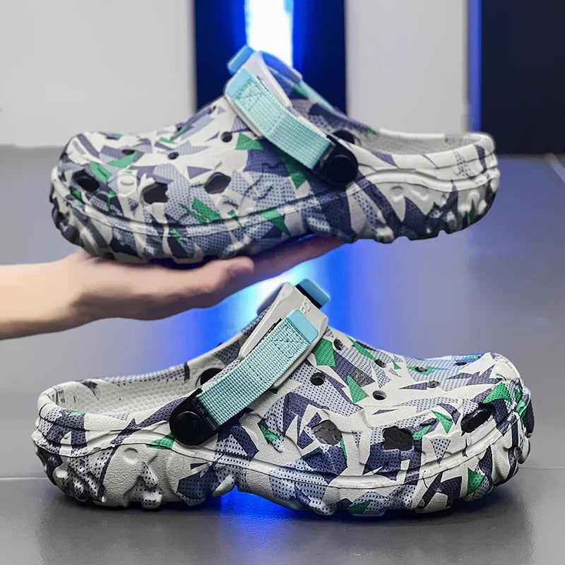 Men’s Camo Clogs Sandals