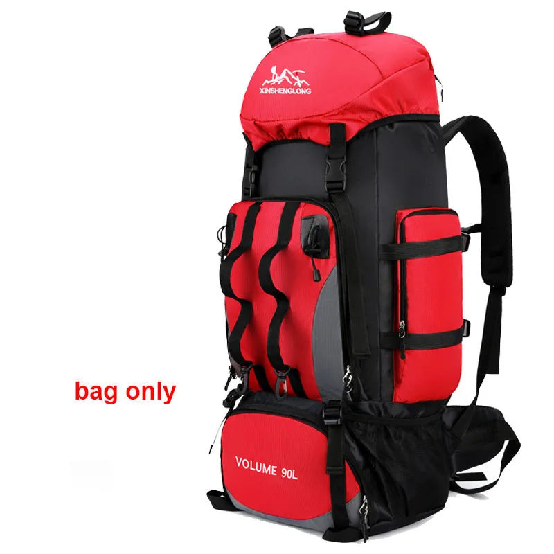 90L Waterproof Hiking Backpack | Large Capacity Camping & Trekking Rucksack for Men, Outdoor Travel Bag