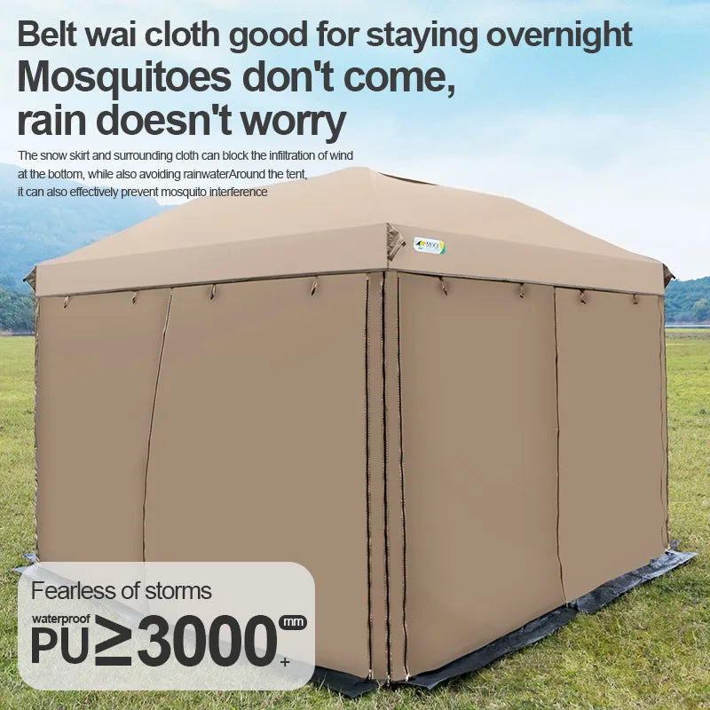 10x10 FT Pop Up Canopy Tent with Sidewalls Outdoor Event Gazebo Shelter
