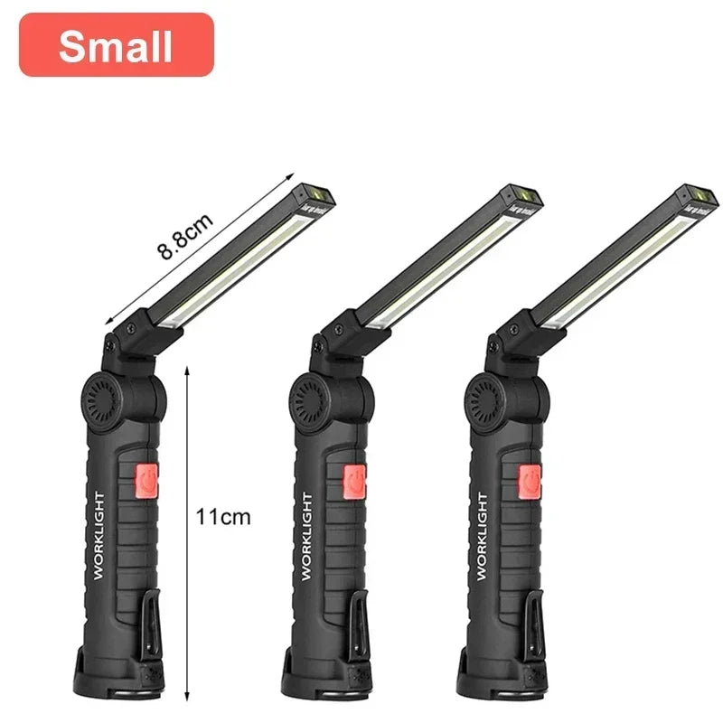 Rechargeable Work Light with Magnetic Base & Hook