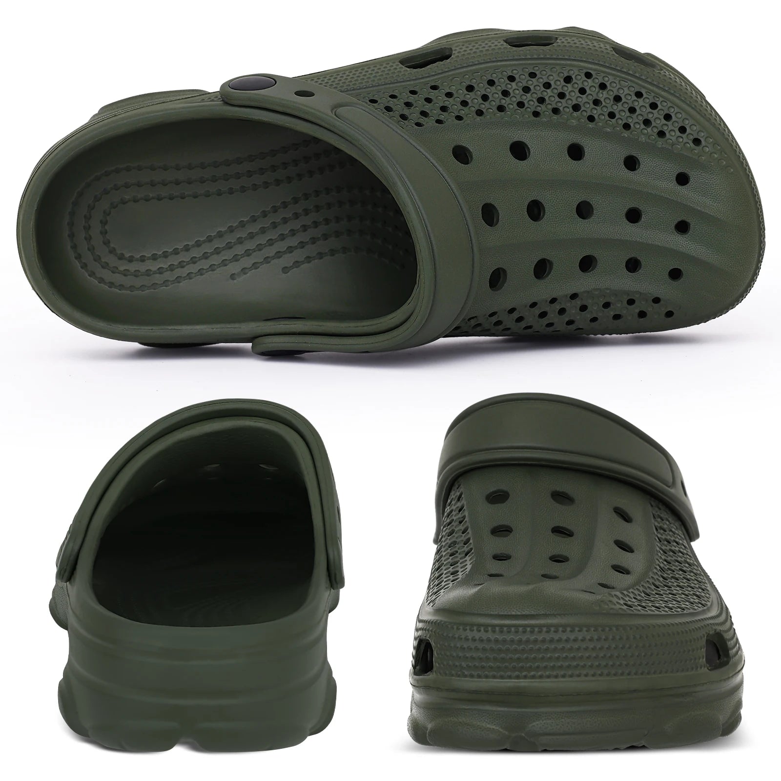 Pallene Men’s Clogs Sandals Non-Slip Breathable Casual Outdoor Beach Shoes