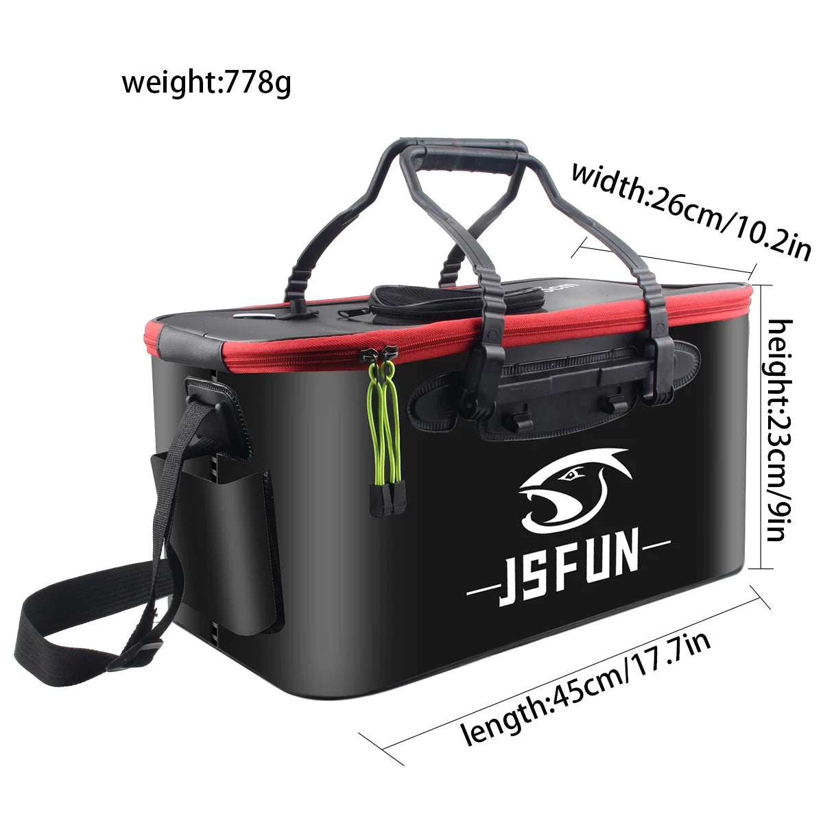 Folding EVA Fishing Bucket | Thickened Live Fish Storage Tank | Portable Outdoor Live Fish Container