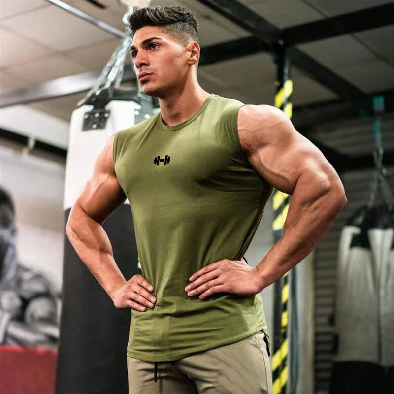 Men’s Cotton Gym Tank Top