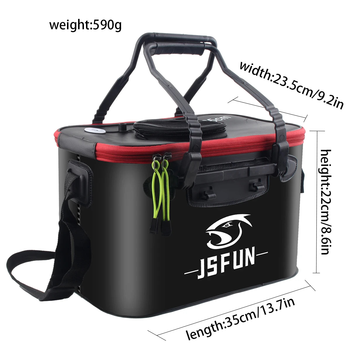 Folding EVA Fishing Bucket | Thickened Live Fish Storage Tank | Portable Outdoor Live Fish Container