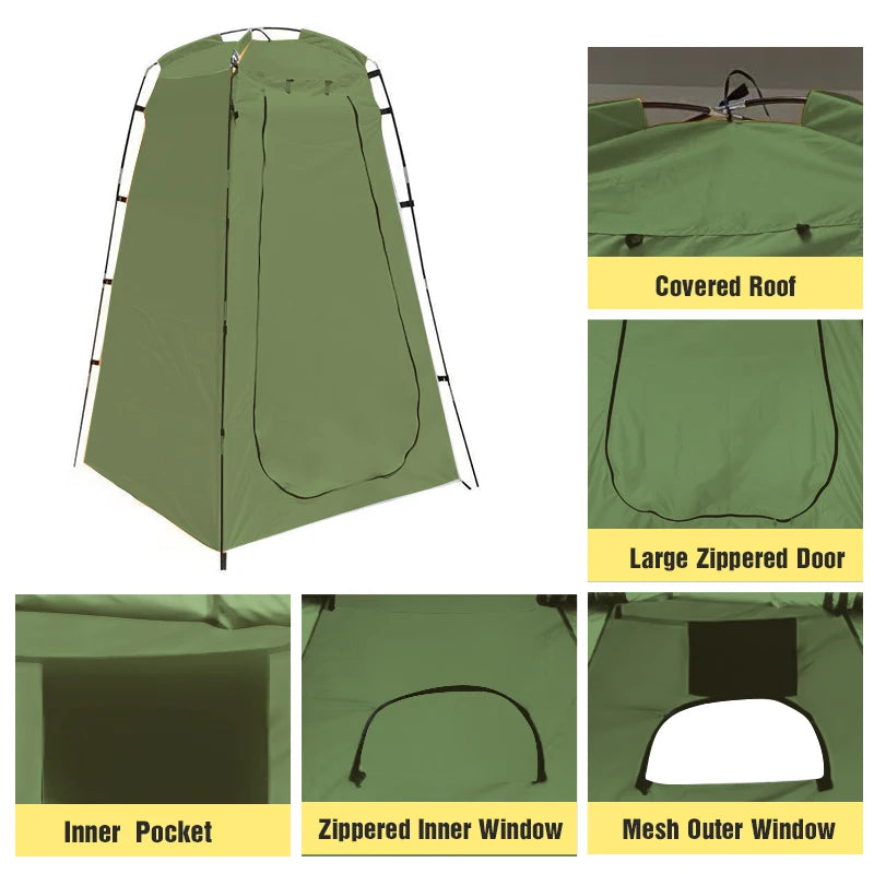 Westtune Portable Privacy Shower Tent Waterproof Outdoor Changing Room