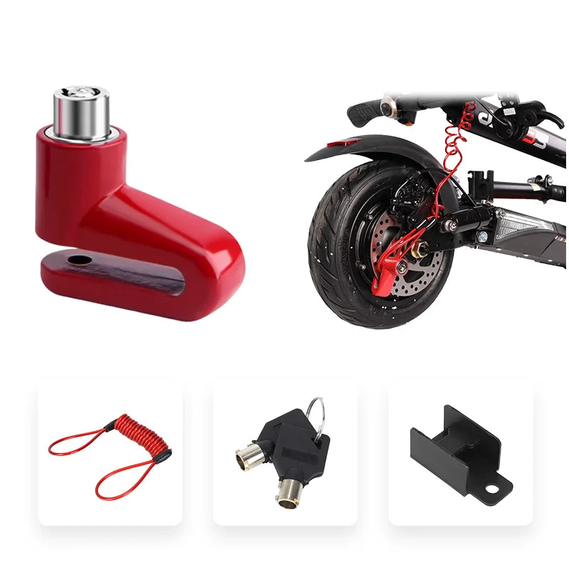 Waterproof Alarm Disc Lock – Metal Anti-Theft Brake Lock