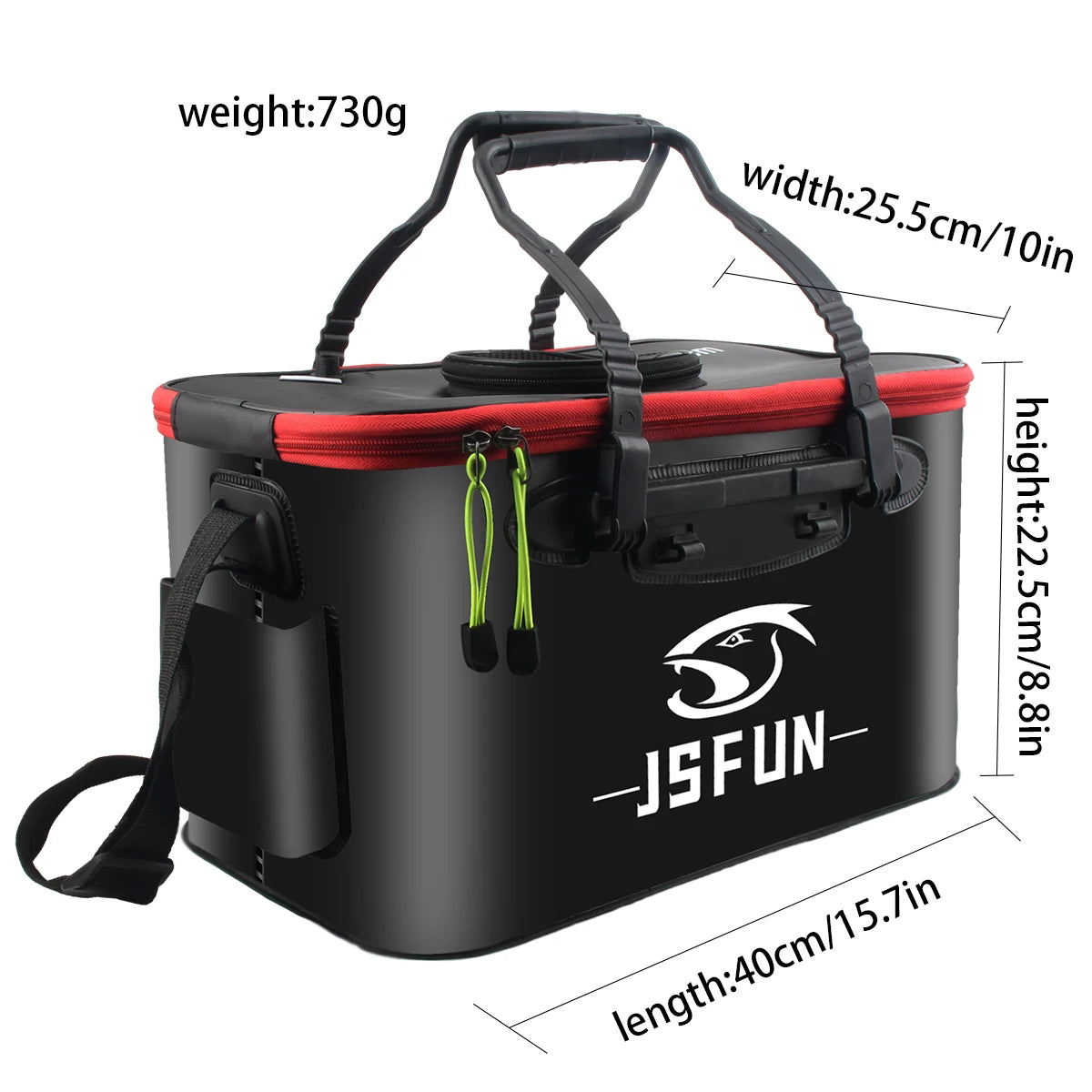 Folding EVA Fishing Bucket | Thickened Live Fish Storage Tank | Portable Outdoor Live Fish Container