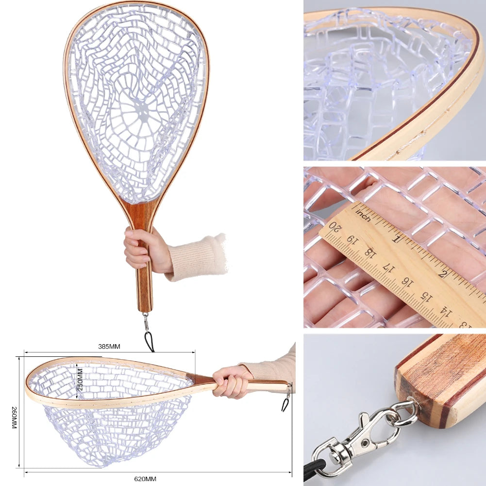 Telescopic Aluminum Fishing Landing Net | Durable Folding Mesh Net for Safe Catch & Release (55cm / 130cm / 190cm)