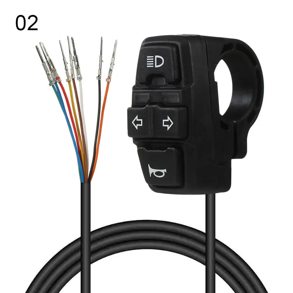 Electric Bike & Scooter Light Switch ,Horn & Turn Signal Control Button