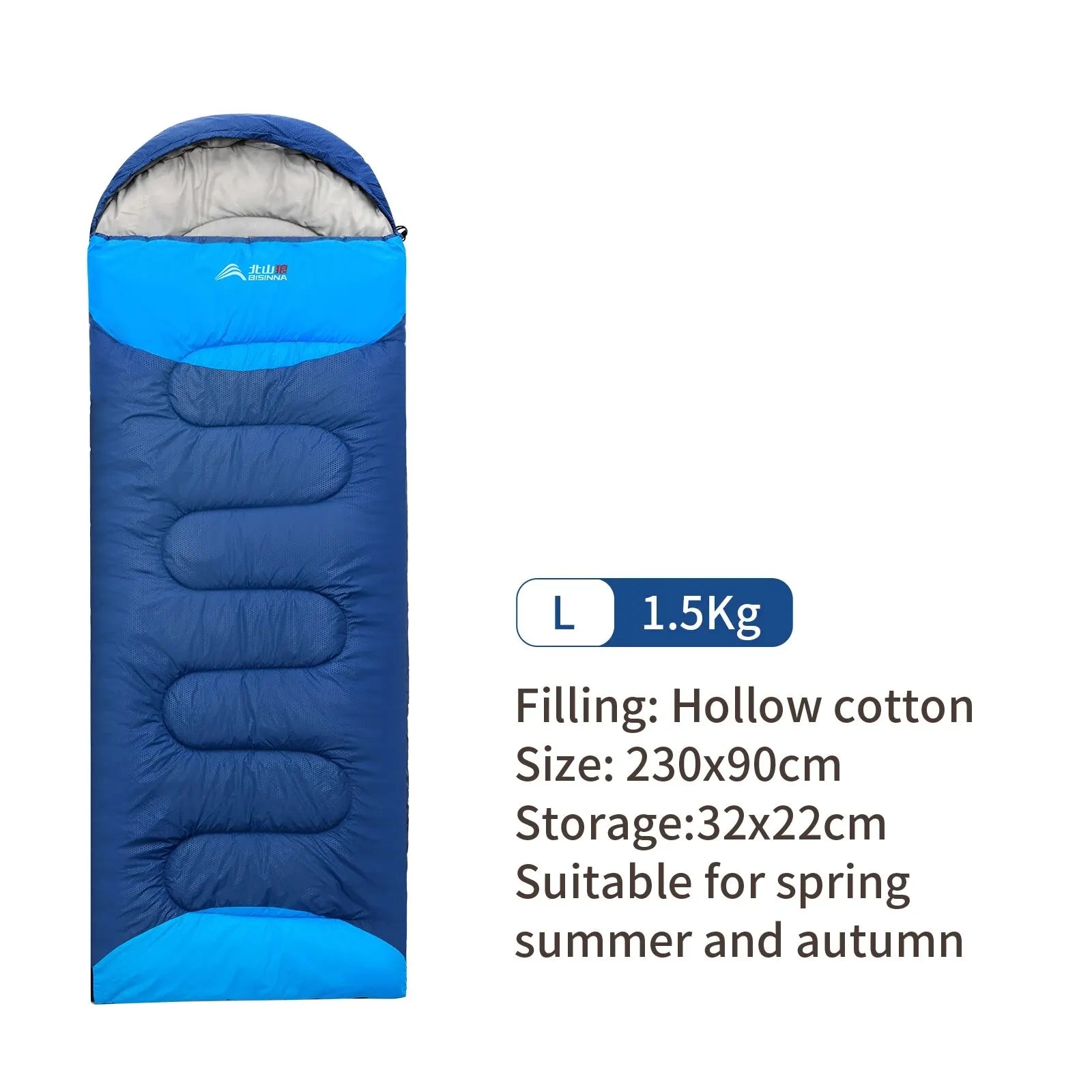 BISINNA Ultralight Waterproof Sleeping Bag | Winter Warm Envelope Backpacking Bag for Camping, Hiking & Travel