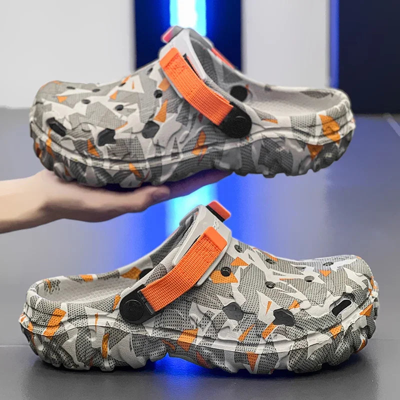Men’s Camo Clogs Sandals