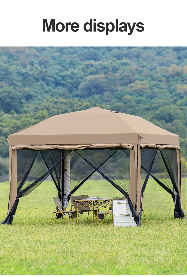 10x10 FT Pop Up Canopy Tent with Sidewalls Outdoor Event Gazebo Shelter