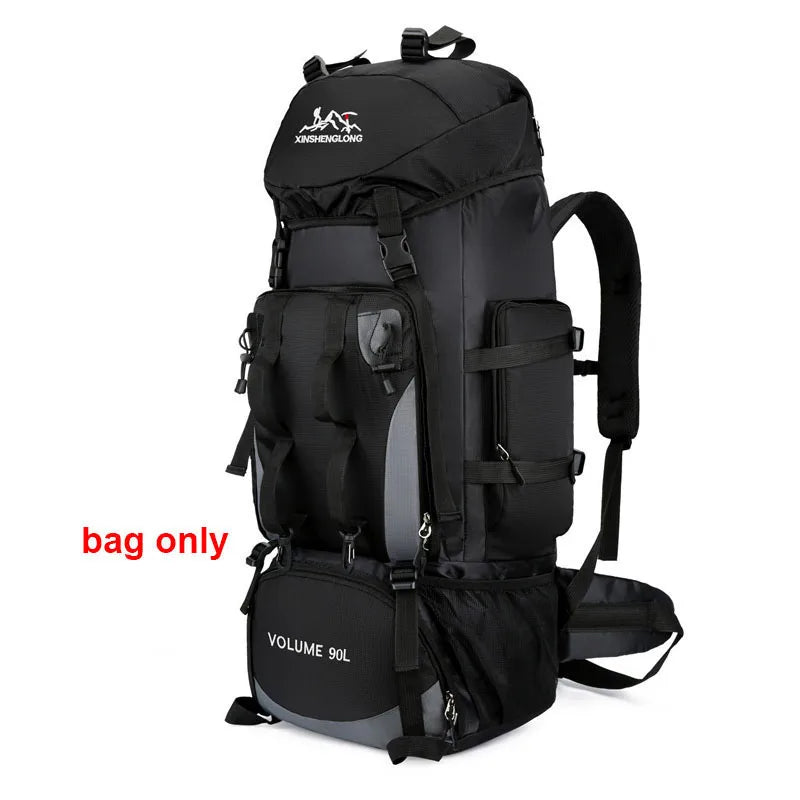 90L Waterproof Hiking Backpack | Large Capacity Camping & Trekking Rucksack for Men, Outdoor Travel Bag