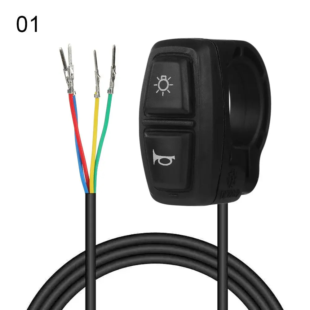 Electric Bike & Scooter Light Switch ,Horn & Turn Signal Control Button