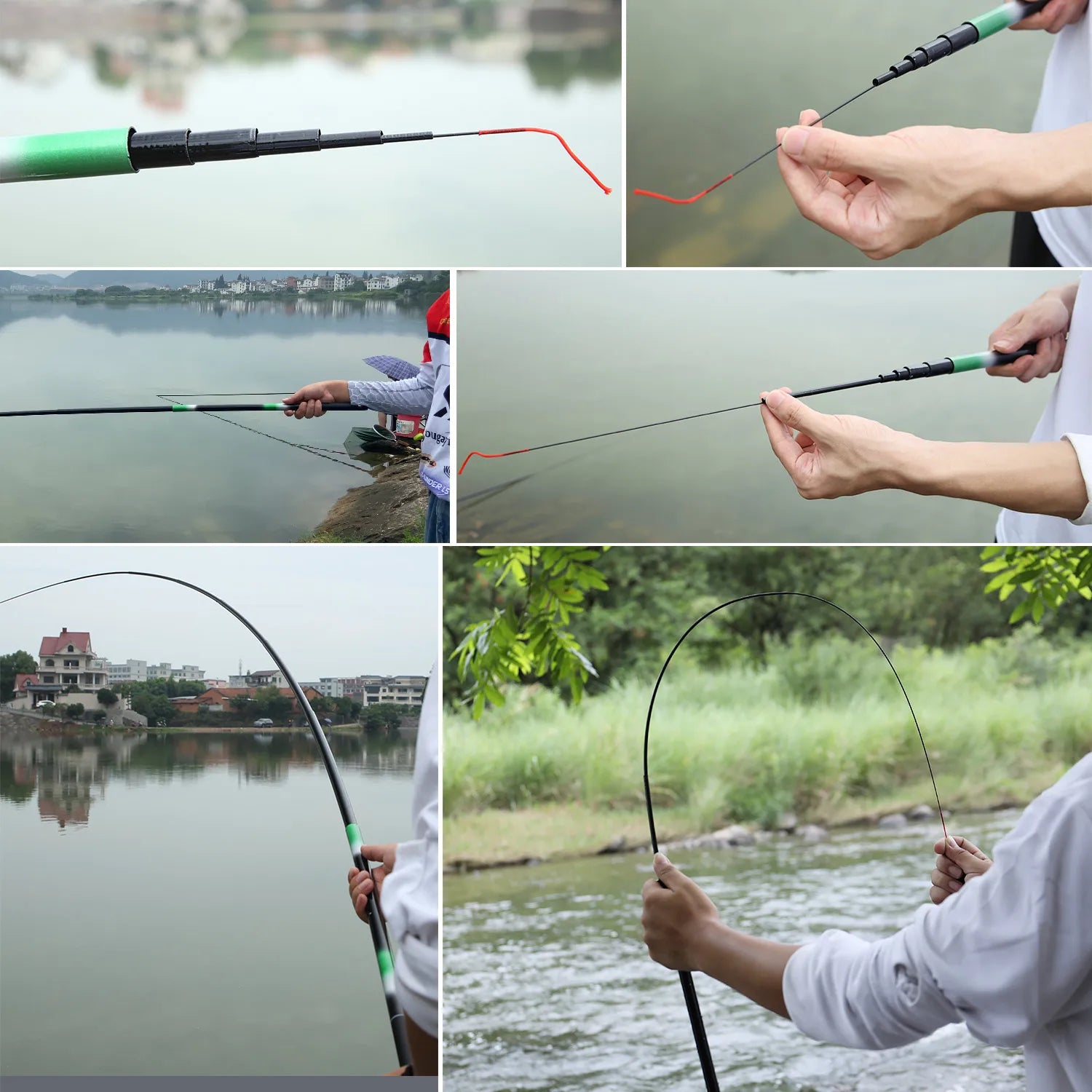 Sougayilang Ultralight Telescopic Carp Fishing Rod | 2.7M–5.4M Portable Carbon Pole | Max Drag 5kg