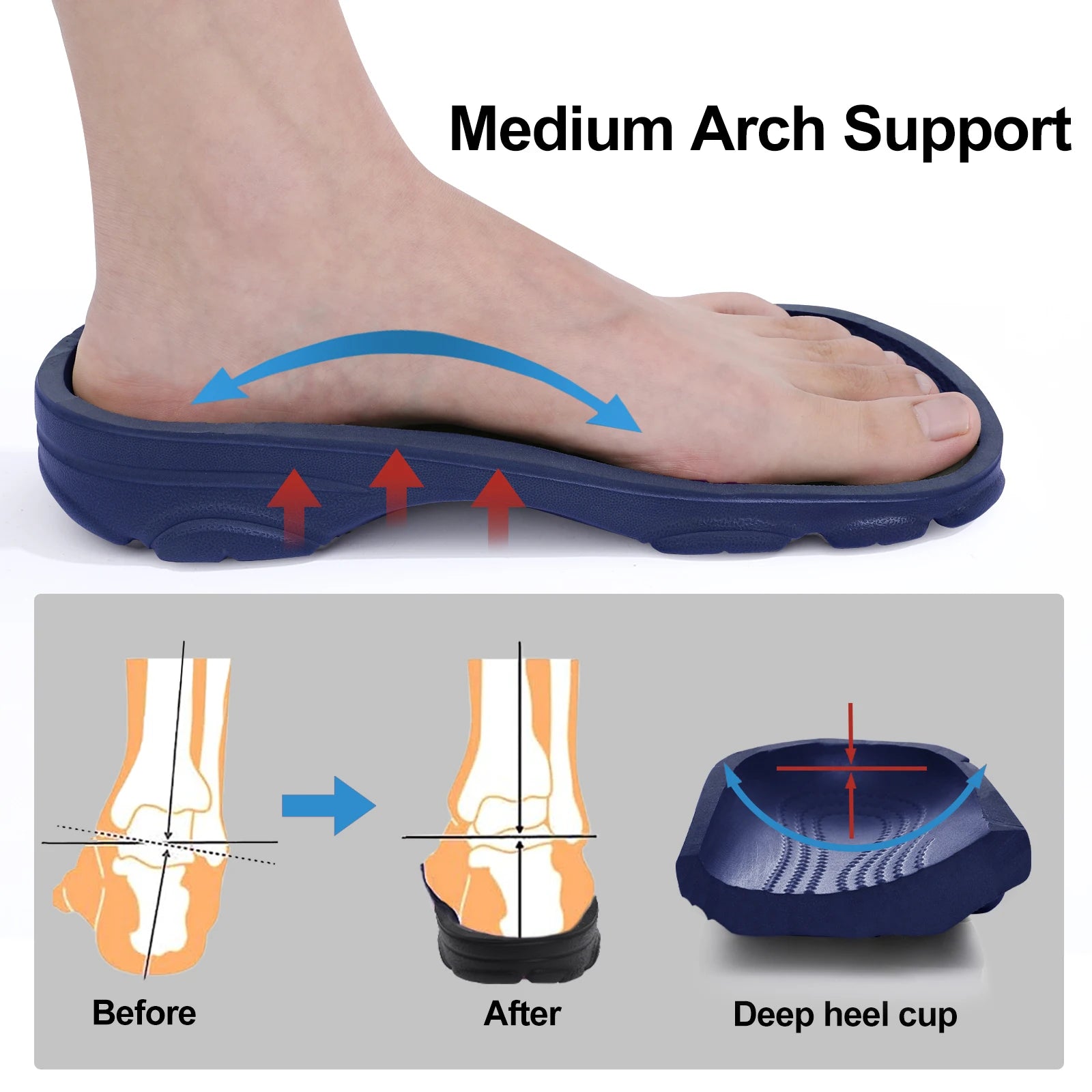 Pallene Men’s Clogs Sandals Non-Slip Breathable Casual Outdoor Beach Shoes