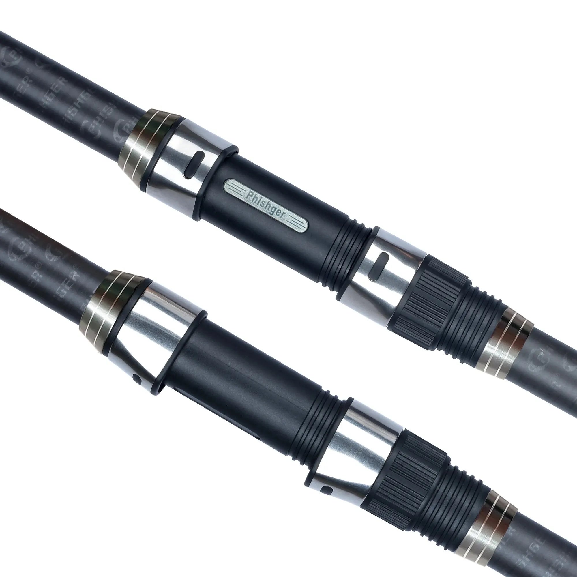 PHISHGER Telescopic Surf Spinning Rod Carbon Fiber Travel Surfcasting Fishing Pole