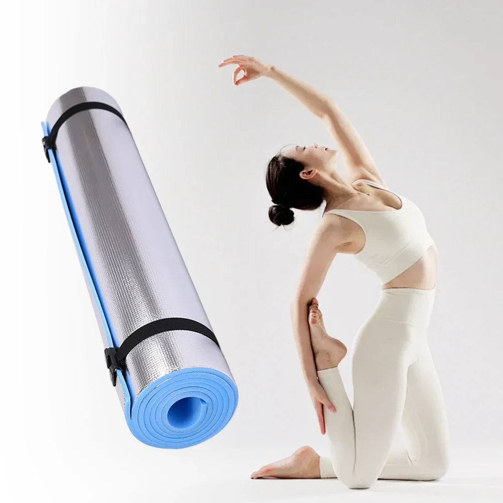 Waterproof & Moisture-Proof Yoga Mat – Thickened Portable Mat for Fitness, Camping, and Picnics